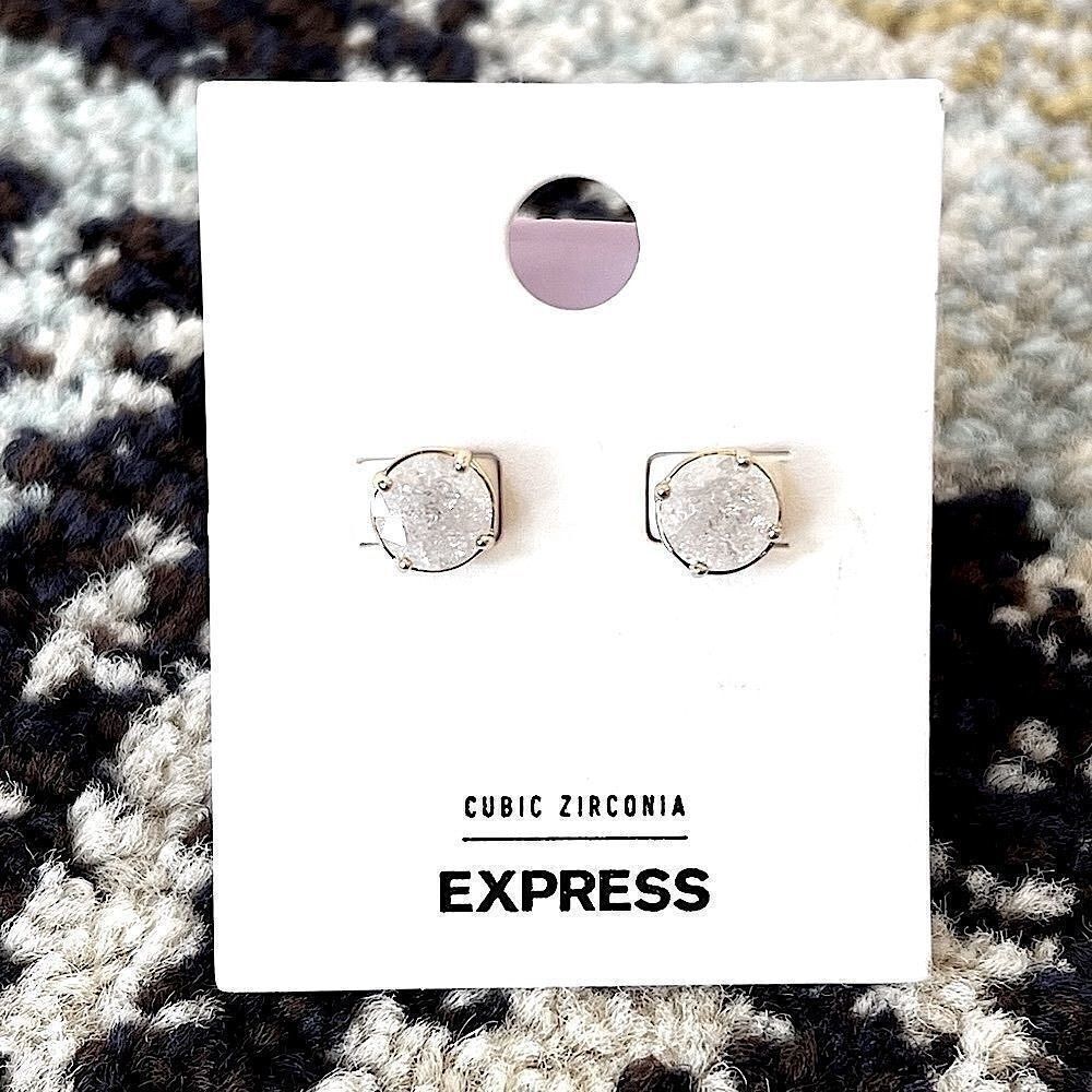 Express Cubic Zirconia Stud Earrings
